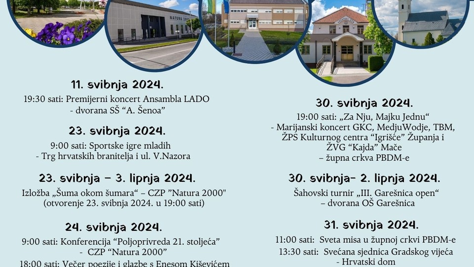 DAN GRADA GAREŠNICE - DAN ŽUPE - MARINJE